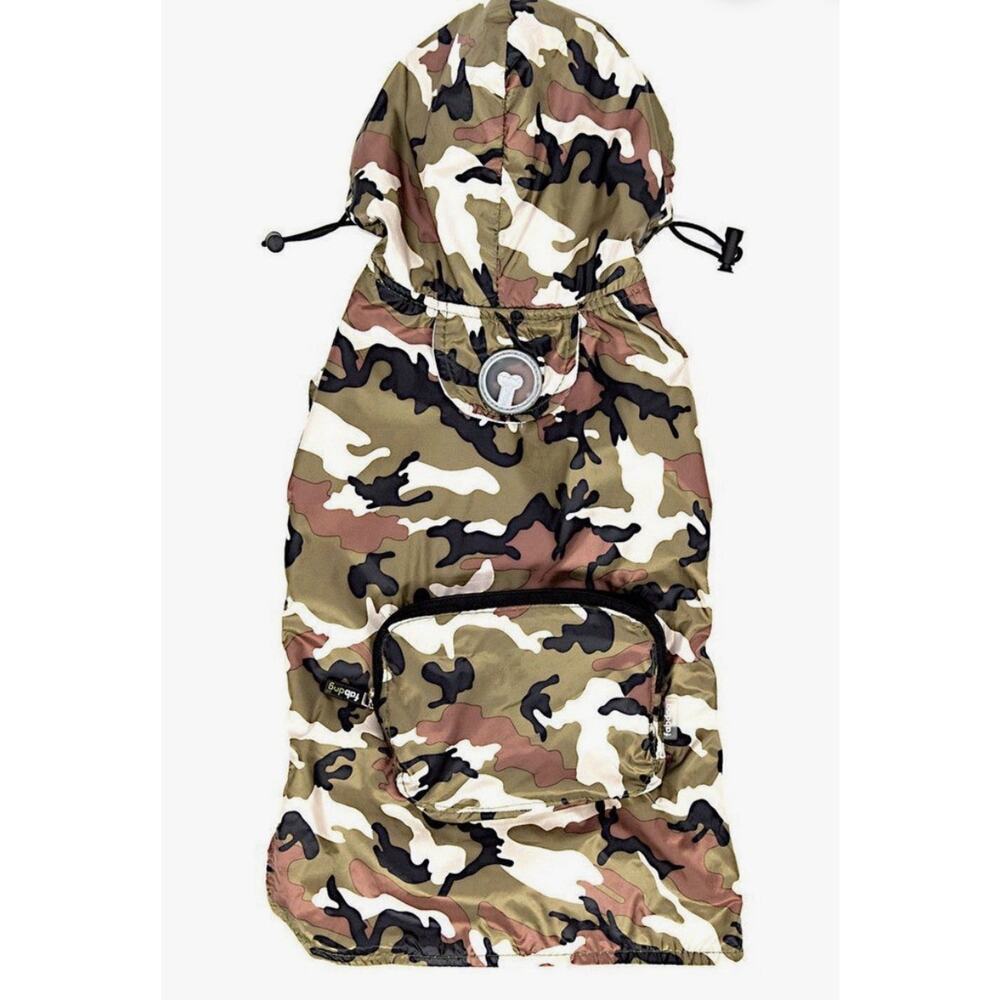 fabdog Packaway Raincoat Color Camo, Size L New- Sealed